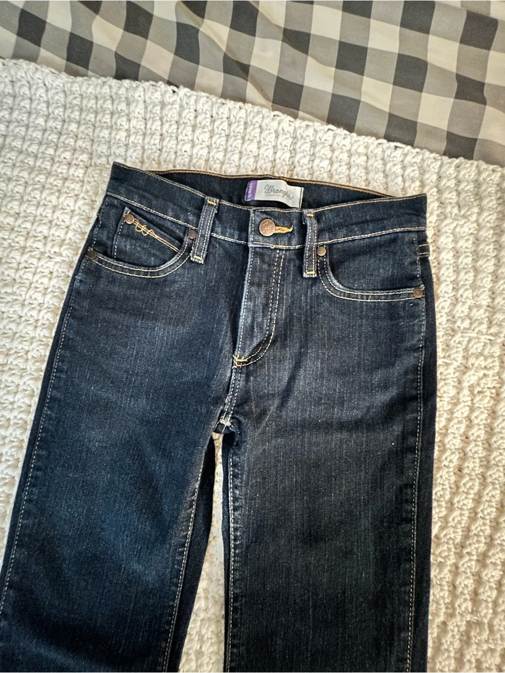 Wrangler Kids Dark Indigo Flare Jeans